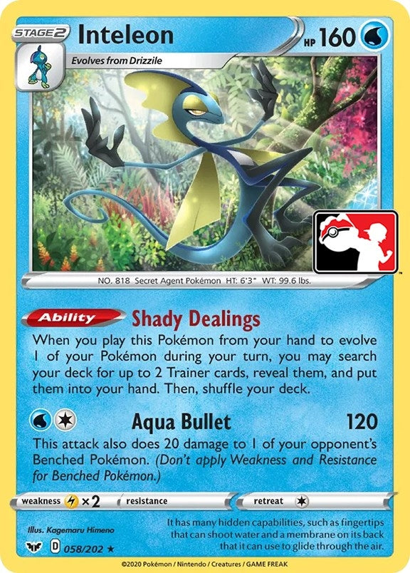 Image for Inteleon (058) (058/202) [Prize Pack Series Cards]