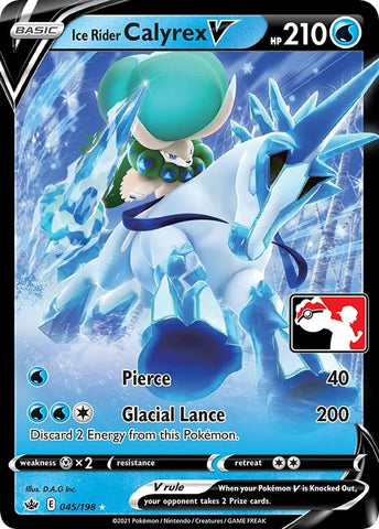 Image for Ice Rider Calyrex V (045/198) [Prize Pack Series Cards]