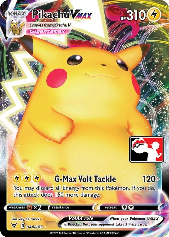 Image for Pikachu VMAX (044/185) [Prize Pack Series Cards]