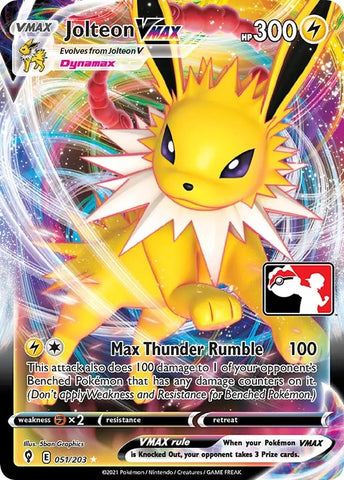 Image for Jolteon VMAX (051/203) [Prize Pack Series Cards]