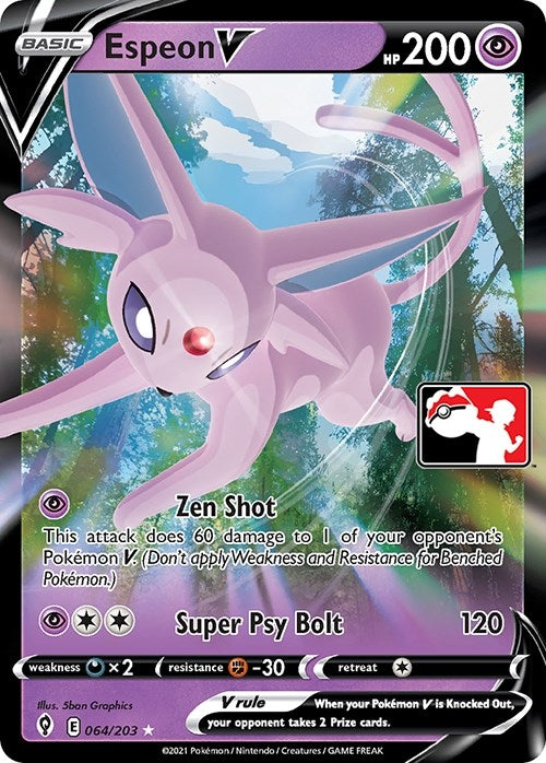 Image for Espeon V (064/203) [Prize Pack Series Cards]