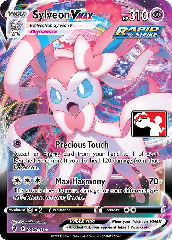 Image for Sylveon VMAX (075/203) [Prize Pack Series Cards]