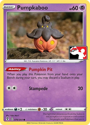 Image for Pumpkaboo (076/203) [Prize Pack Series Cards]