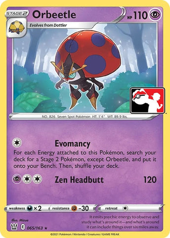 Image for Orbeetle (065/163) [Prize Pack Series Cards]