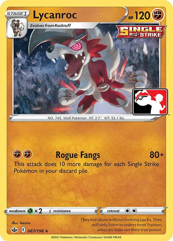 Image for Lycanroc (087/198) [Prize Pack Series Cards]