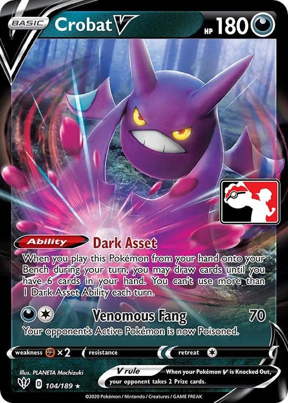 Image for Crobat V (104/189) [Prize Pack Series Cards]