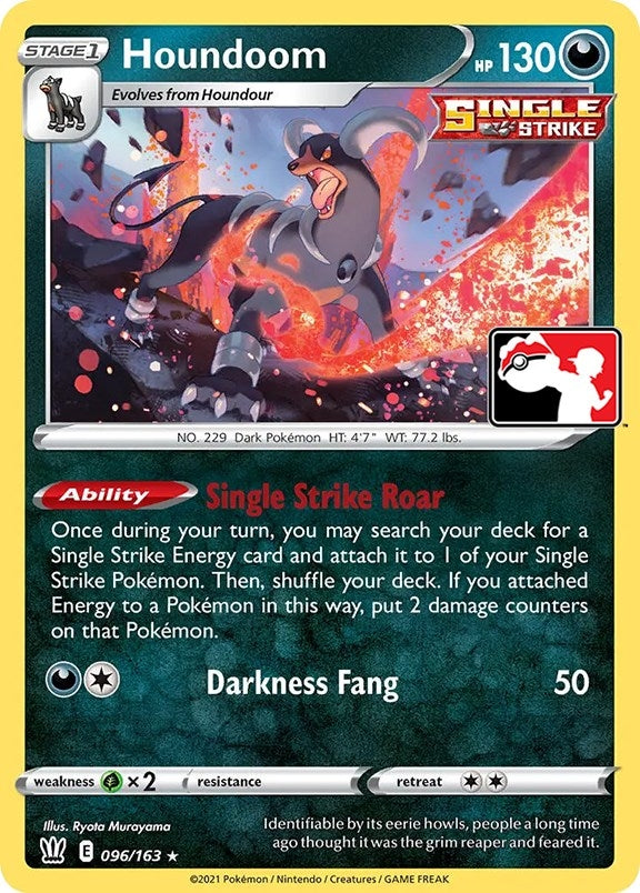 Image for Houndoom (096/163) [Prize Pack Series Cards]
