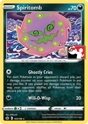 Image for Spiritomb (103/198) [Prize Pack Series Cards]