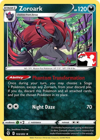 Image for Zoroark (103/203) [Prize Pack Series Cards]