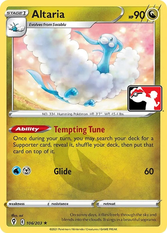 Image for Altaria (106/203) [Prize Pack Series Cards]