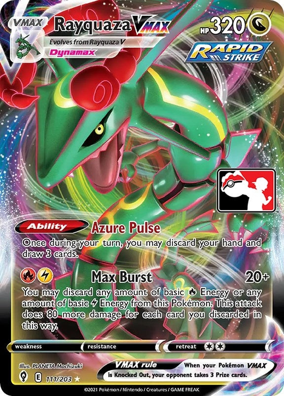 Image for Rayquaza VMAX (111/203) [Prize Pack Series Cards]