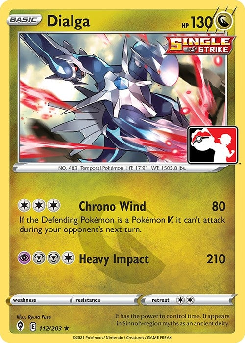 Image for Dialga (112/203) [Prize Pack Series Cards]