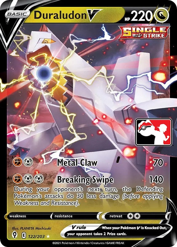 Image for Duraludon V (122/203) [Prize Pack Series Cards]