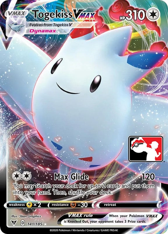 Image for Togekiss VMAX (141/185) [Prize Pack Series Cards]