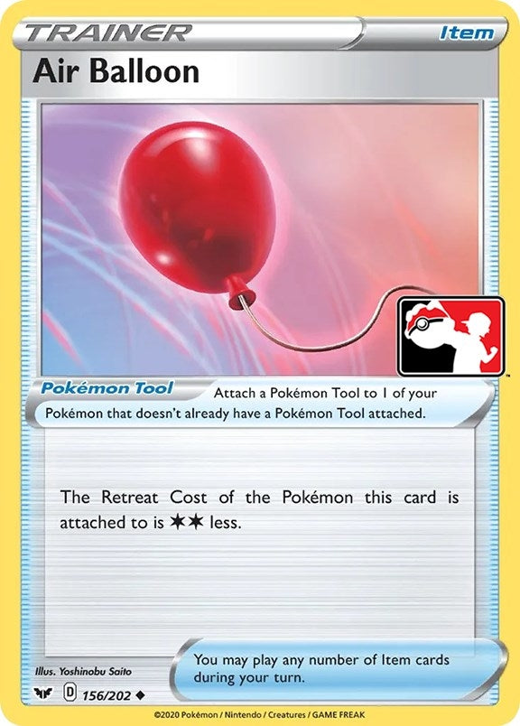 Image for Air Balloon (156/202) [Prize Pack Series Cards]