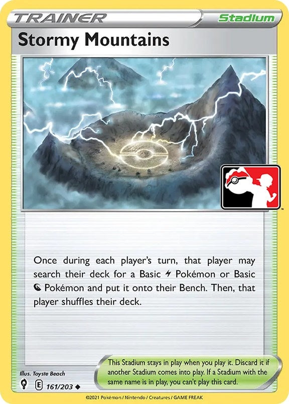 Image for Stormy Mountains (161/203) [Prize Pack Series Cards]