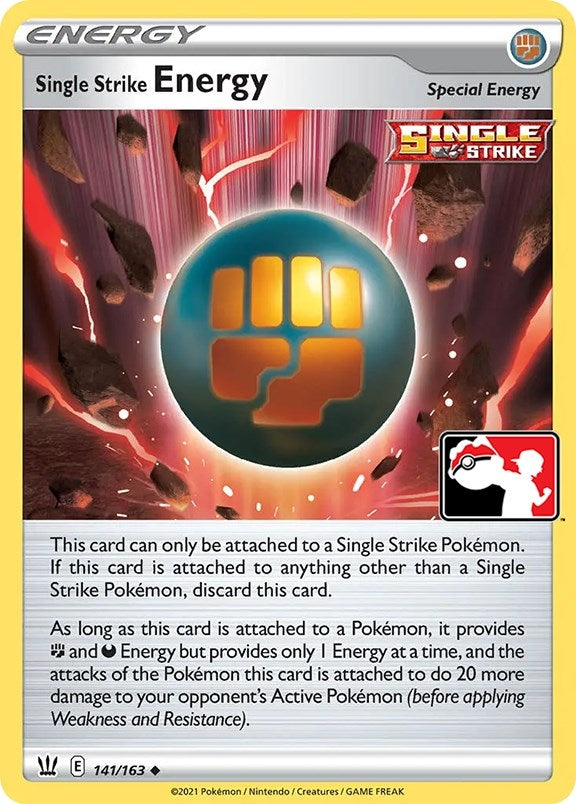 Image for Single Strike Energy (141/163) [Prize Pack Series Cards]