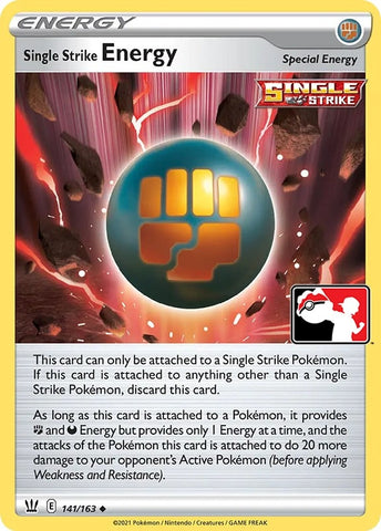 Image for Single Strike Energy (141/163) [Prize Pack Series Cards]