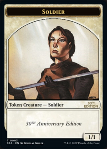 Image for Soldier Token (3) - Magic: The Gathering