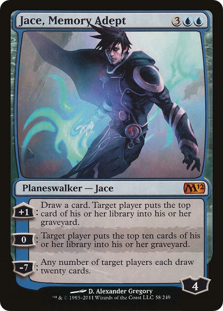 Image for Jace, Memory Adept (58) [Magic 2012 (M12)]