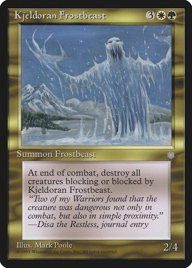 Image for Kjeldoran Frostbeast [Ice Age]