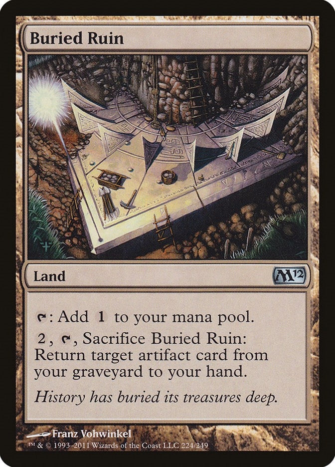 Image for Buried Ruin (224) [Magic 2012 (M12)]