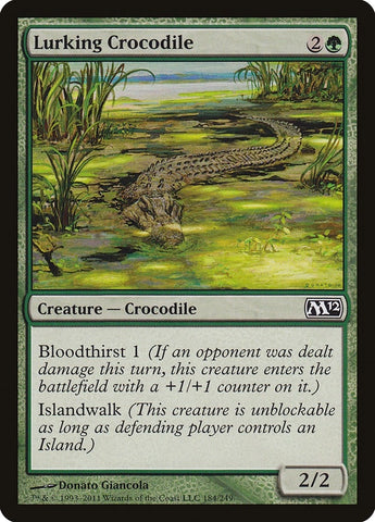 Image for Lurking Crocodile (184) [Magic 2012 (M12)]