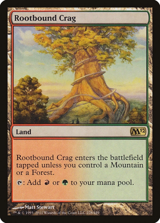 Image for Rootbound Crag (228) - Magic: The Gathering