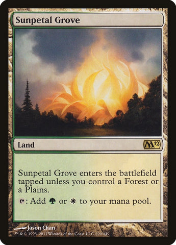 Image for Sunpetal Grove (229) [Magic 2012 (M12)]