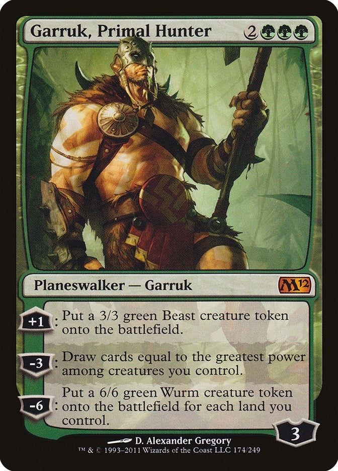 Image for Garruk, Primal Hunter (174) [Magic 2012 (M12)]