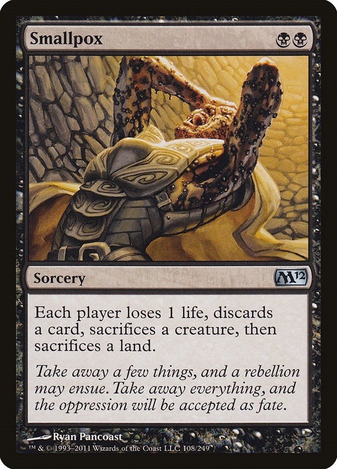 Image for Smallpox (108) [Magic 2012 (M12)]