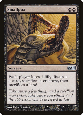 Image for Smallpox (108) [Magic 2012 (M12)]