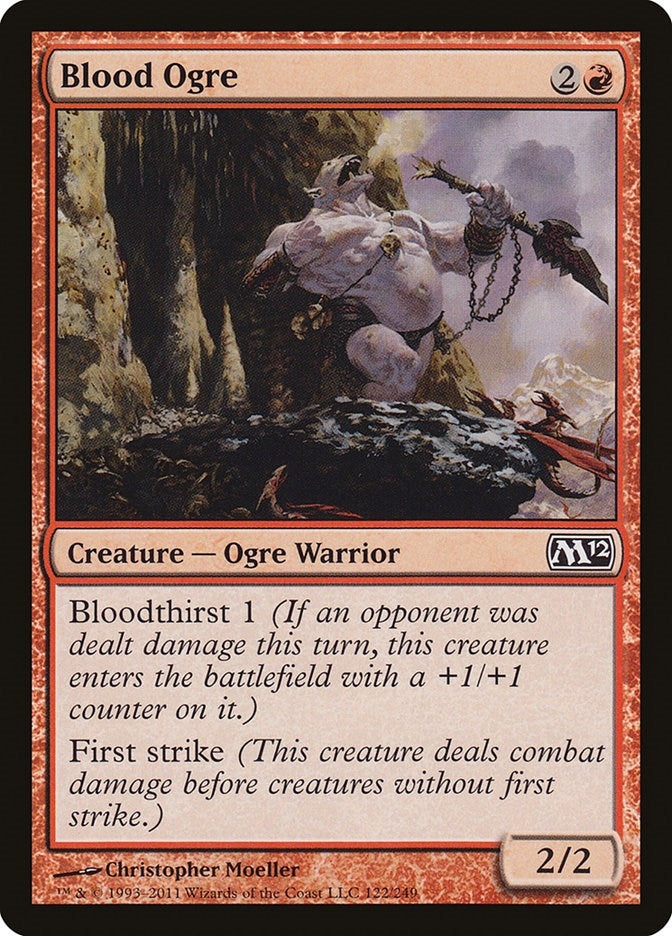 Image for Blood Ogre (122) [Magic 2012 (M12)]