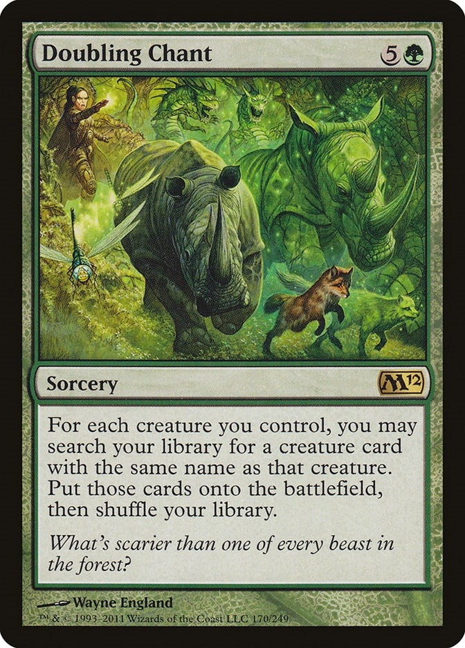 Image for Doubling Chant (170) [Magic 2012 (M12)]