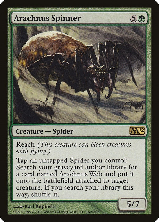 Image for Arachnus Spinner (162) [Magic 2012 (M12)]