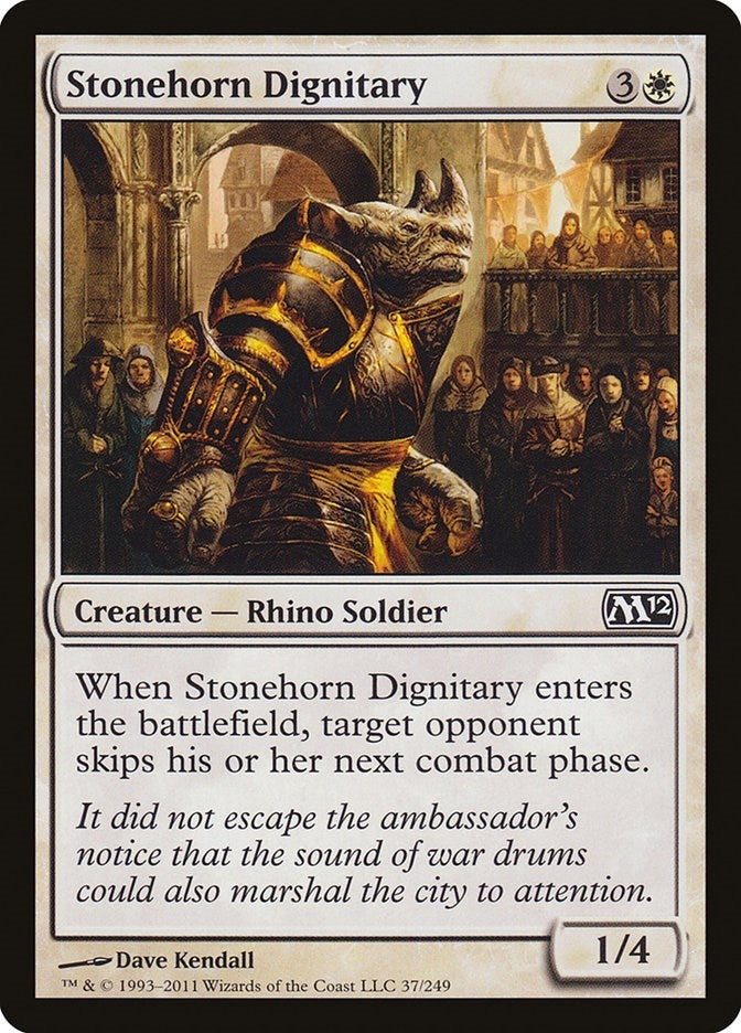 Image for Stonehorn Dignitary (37) - Magic: The Gathering