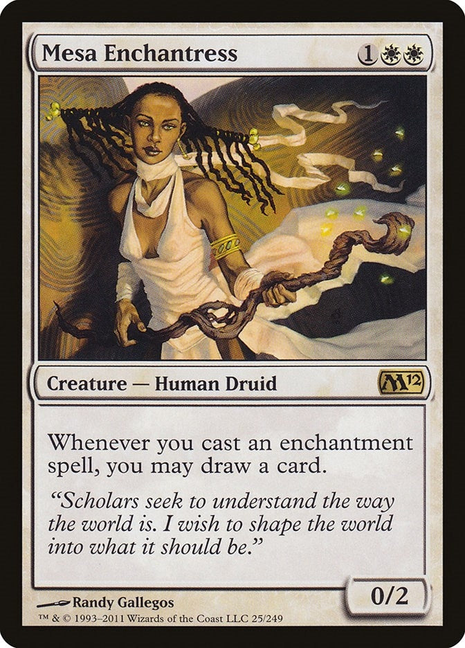 Image for Mesa Enchantress (25) [Magic 2012 (M12)]
