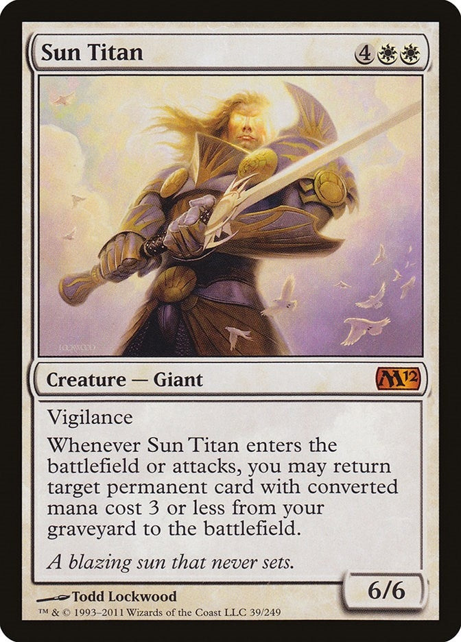 Image for Sun Titan (39) [Magic 2012 (M12)]
