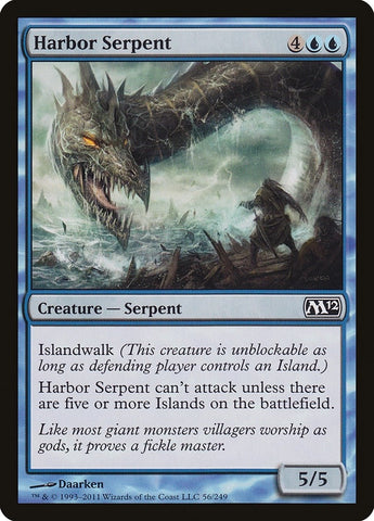 Image for Harbor Serpent (56) [Magic 2012 (M12)]