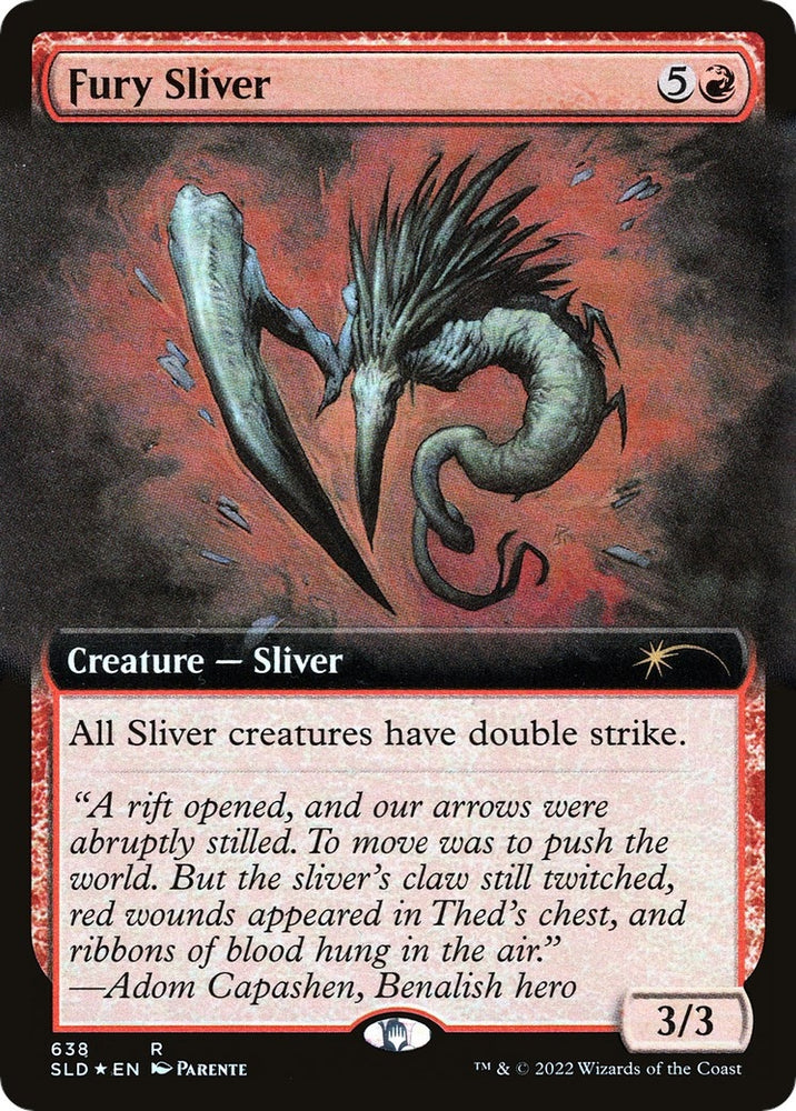 Image for Fury Sliver (Extended Art) (638) [Secret Lair Drop Series]