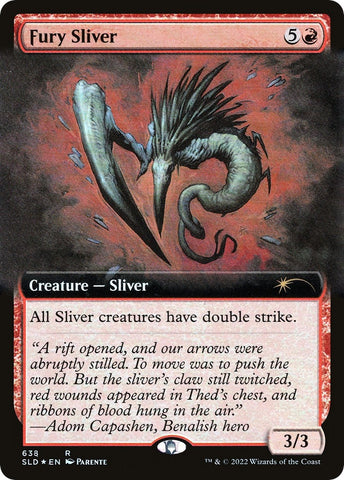 Image for Fury Sliver (Extended Art) (638) [Secret Lair Drop Series]