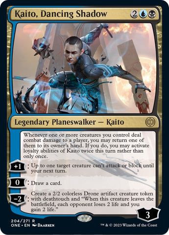 Image for Kaito, Dancing Shadow (204) [Phyrexia: All Will Be One]