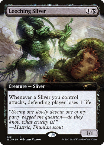 Image for Leeching Sliver (Extended Art) (632) [Secret Lair Drop Series]