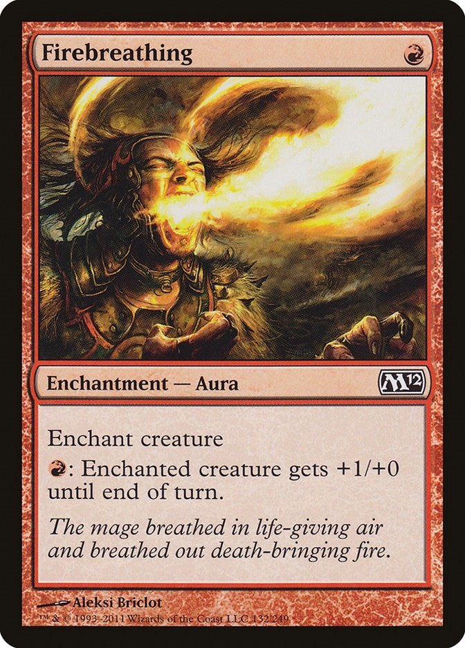 Image for Firebreathing (132) [Magic 2012 (M12)]