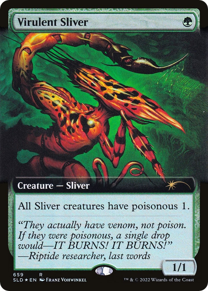 Image for Virulent Sliver (Extended Art) (659) [Secret Lair Drop Series]