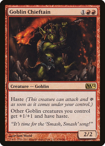 Image for Goblin Chieftain (138) [Magic 2012 (M12)]