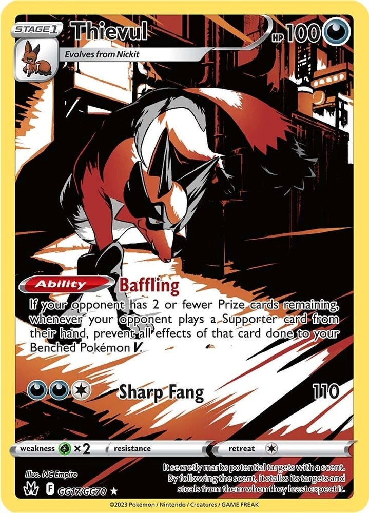 Image for Thievul (GG17/GG70) [Crown Zenith: Galarian Gallery]