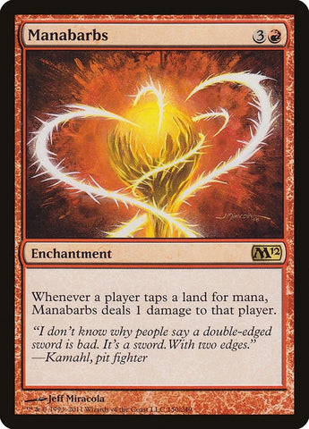 Image for Manabarbs (150) [Magic 2012 (M12)]