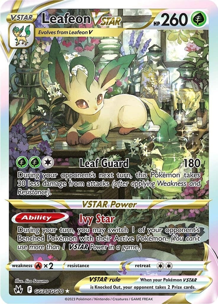 Image for Leafeon VSTAR (GG35/GG70) [Crown Zenith: Galarian Gallery]