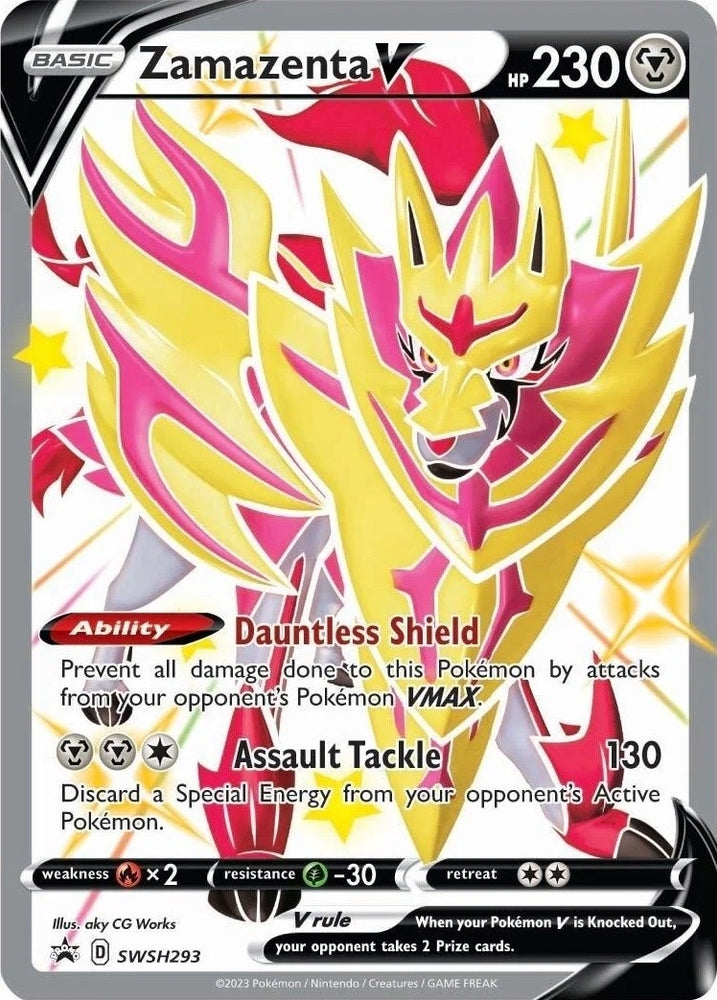 Image for Zamazenta V (Shiny) - SWSH293 (SWSH293) [SWSH: Sword & Shield Promo Cards]